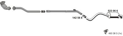 Układ wydechowy ERNST 100584