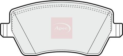 APEC Brake Pad Set, disc brake PAD1312