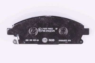 Комплект тормозных колодок, дисковый тормоз 8DB 355 009-661