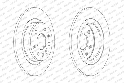 BREMSSCHEIBE FERODO DDF1877C 1