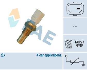 Sensor, kylmedietemperatur FAE 32630