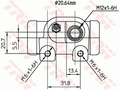 Wheel Brake Cylinder BWF126