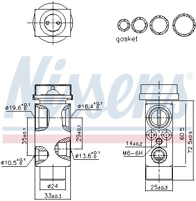 SUPAPA EXPANSIUNE CLIMA NISSENS 999479 5