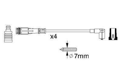 BOSCH Zündleitungssatz