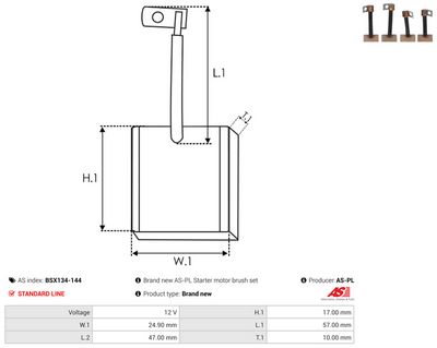 PERIE ELECTROMOTOR AS-PL BSX134144 1