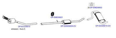 Изпускателна система OPTIMAL OP-EXSDC002