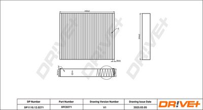 FILTRU AER HABITACLU DR!VE+ DP1110120271 0