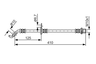 BOSCH Bremsschlauch