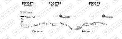 ABGASANLAGE VENEPORTE 300245