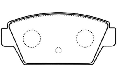 Kavo Parts Комплект тормозных колодок, дисковый тормоз