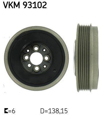 SKF VKM 93102 Шкив коленвала  для SEAT (Сеат)