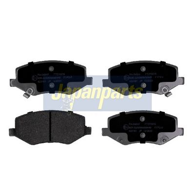 Sada brzdových destiček, kotoučová brzda JAPANPARTS PA-048AF