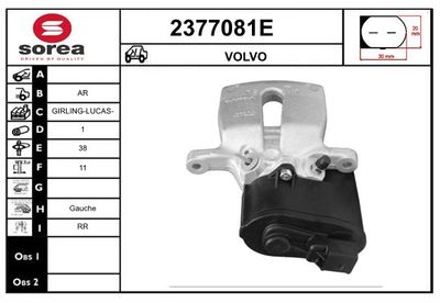BREMSSATTEL EAI 2377081E