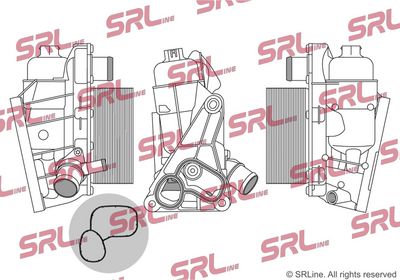 Oil cooler, engine oil