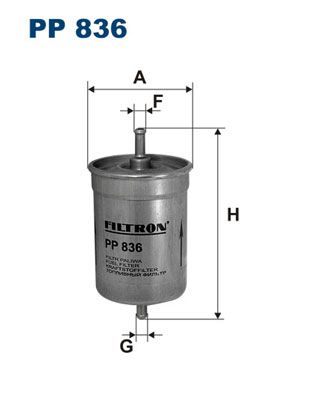 FILTRON PP 836 Топливный фильтр  для ALFA ROMEO 164 (Альфа-ромео 164)