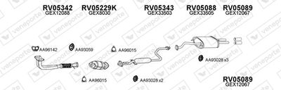 SISTEM DE ESAPAMENT VENEPORTE 050103