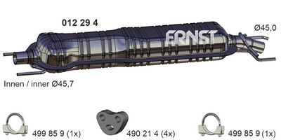 MITTELSCHALLDäMPFER