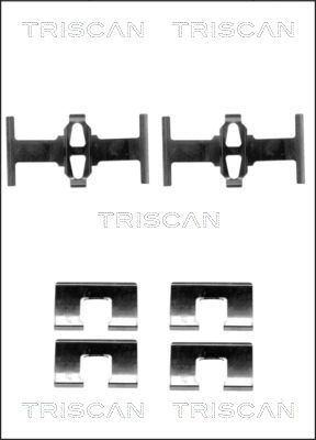 Комплектующие, колодки дискового тормоза TRISCAN 8105 401615 для HONDA S2000