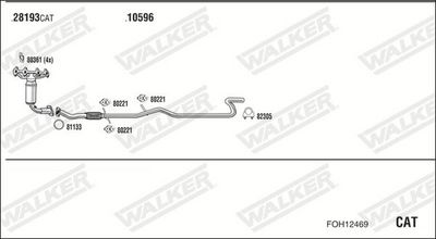 Изпускателна система WALKER FOH12469