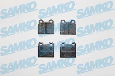 Комплект тормозных колодок, дисковый тормоз SAMKO 5SP025 для DAF 66