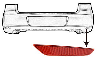 RüCKSTRAHLER VAN WEZEL 5863930