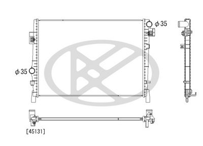 Radiator, racire motor Koyorad PL332247