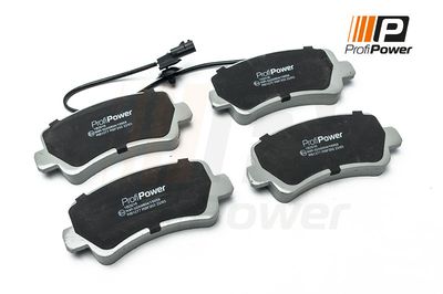 Комплект тормозных колодок, дисковый тормоз ProfiPower 1B2016 для NISSAN NV400