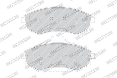 BREMSBELAGSATZ SCHEIBENBREMSE FERODO FDB1737 1