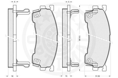 SET PLACUTE FRANA FRANA DISC OPTIMAL 9811 2