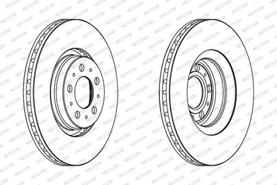 DISC FRANA FERODO DDF1426C1 1