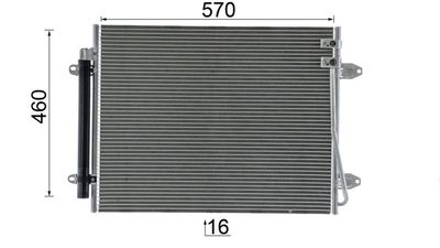 CONDENSATOR CLIMATIZARE MAHLE AC734000P 11