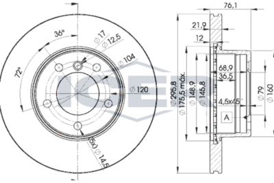 спирачен диск ICER 78BD4839-1