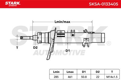 амортисьор STARK SKSA-0133405