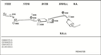 SISTEM DE ESAPAMENT WALKER RE94072B