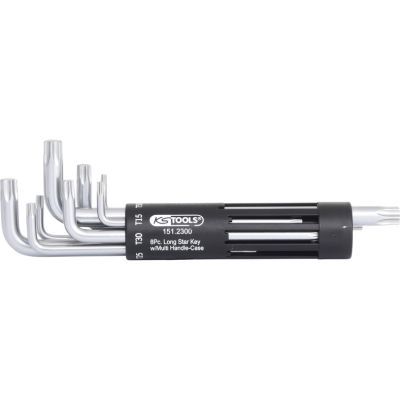 Ks Tools - Sada uhlových skrutkovačov TORX 8ks