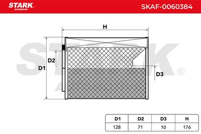 въздушен филтър STARK SKAF-0060384