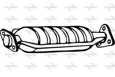 FENNO P279CAT Катализатор для HONDA CR-V I (RD) 2.0 16V 4WD (RD1, RD3)