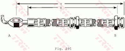 TRW PHD220 Тормозной шланг  для MAZDA 323 C IV (BG) 1.8 16V Turbo 4WD
