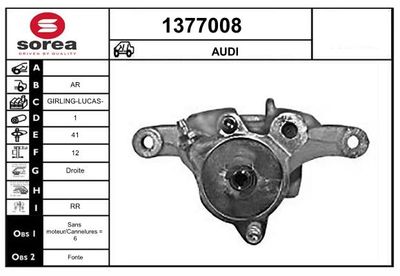 BREMSSATTEL SNRA 1377008