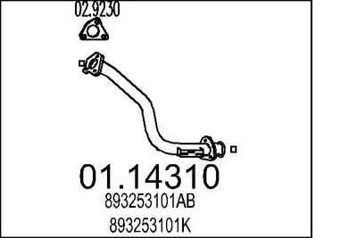RACORD EVACUARE MTS 0114310