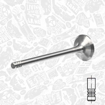 Uitlaatklep - VE0093 - ET ENGINETEAM