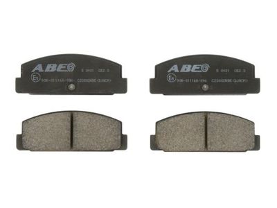 Remblokken set Achter , past: MAZDA 323 C IV, 323 F IV, 323 F V, 323 F VI, 323 P V, 323 S IV, 323 S VI, 6, 626 III, 626 IV, 626 V, PREMACY, RX-7 I, RX-7 II, RX-7 III 1.1-2.5 09.80-07.13