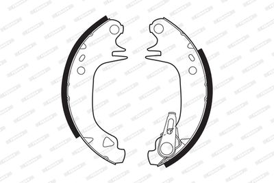 Brake Shoe Set FSB188