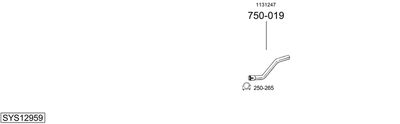 Układ wydechowy BOSAL SYS12959