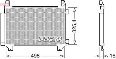 DENSO Kondensator, Klimaanlage (DCN50028)
