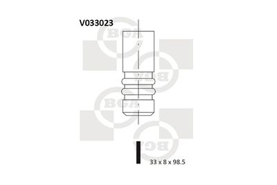 Výfukový ventil BGA V033023