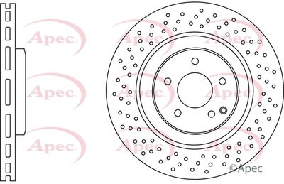 Brake Disc APEC DSK3638