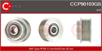FULIE ALTERNATOR CASCO CCP90103GS