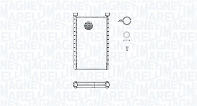 топлообменник, отопление на вътрешното пространство MAGNETI MARELLI 350218526000