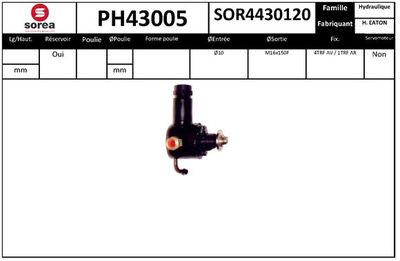 HYDRAULIKPUMPE LENKUNG SNRA PH43005